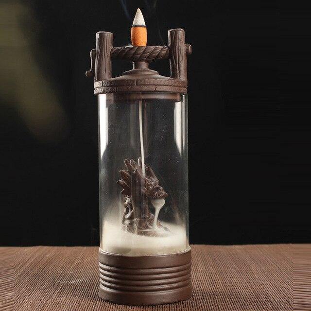 Dragon Lamp Backflow Incense Burner - Wyvern's Hoard