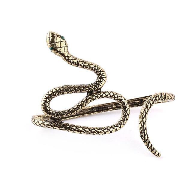Coiling Snake Hand Bracelet - Wyvern's Hoard