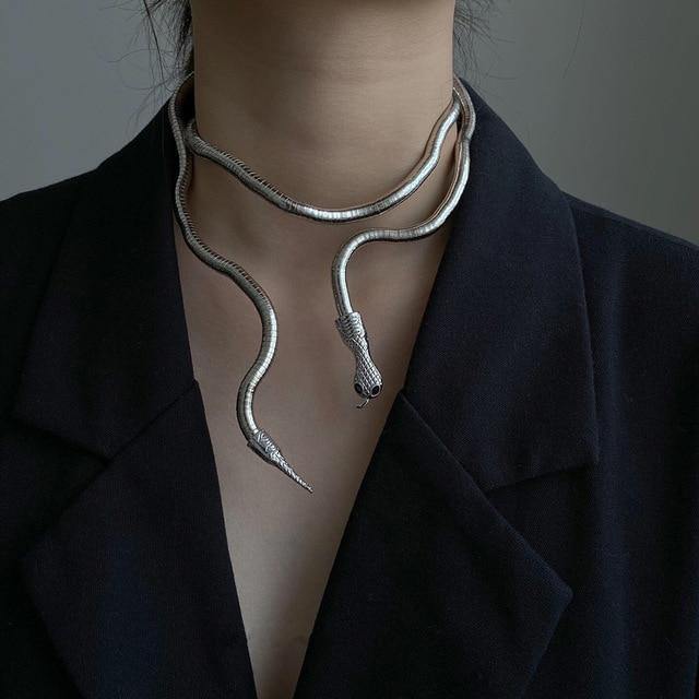 Slithering Snake Bendable Necklace - Wyvern's Hoard
