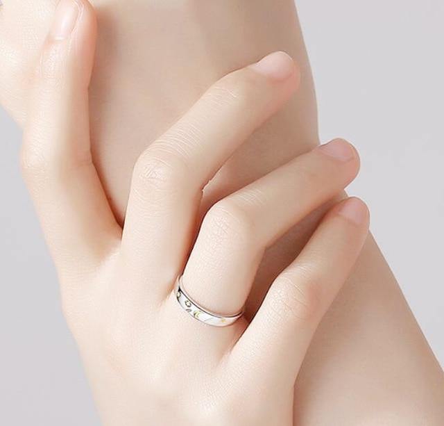 Sun Moon Stars Couple Rings - Wyvern's Hoard