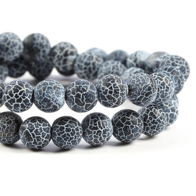 Dragon Vein Agate Bead Strands