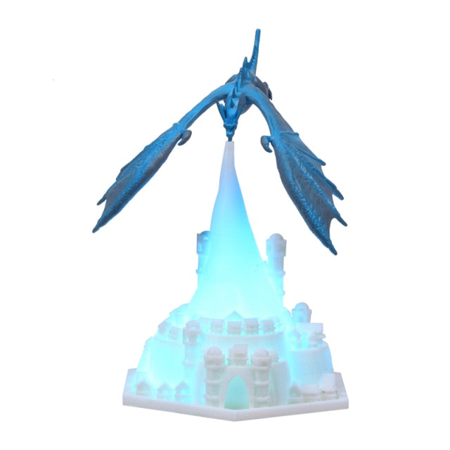 Fire & Ice Dragon Battle LED Lamps