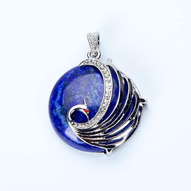 Rhinestone Phoenix Gem Pendant - Wyvern's Hoard