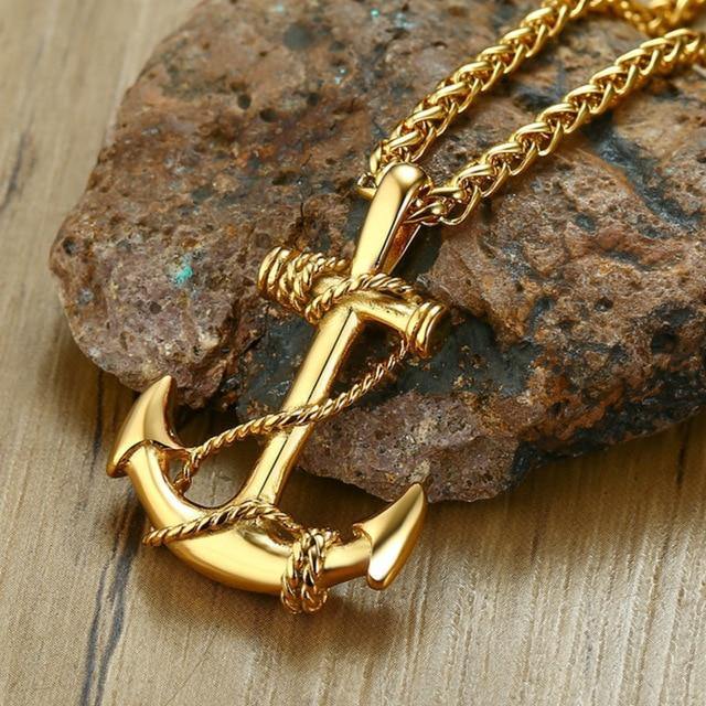 Steel Anchor Necklaces - Wyvern's Hoard
