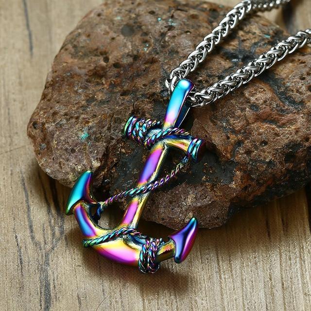 Steel Anchor Necklaces - Wyvern's Hoard