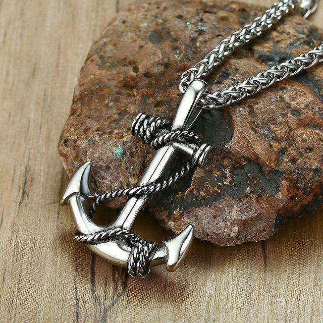 Steel Anchor Necklaces - Wyvern's Hoard