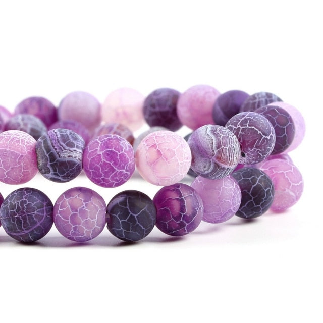 Dragon Vein Agate Bead Strands