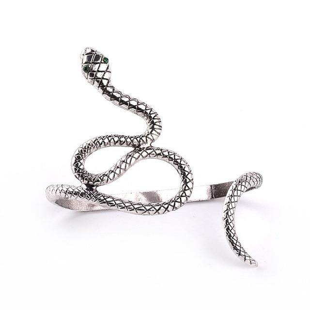 Coiling Snake Hand Bracelet - Wyvern's Hoard
