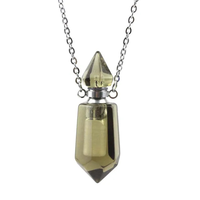 Gemstone Potion Bottle Necklace