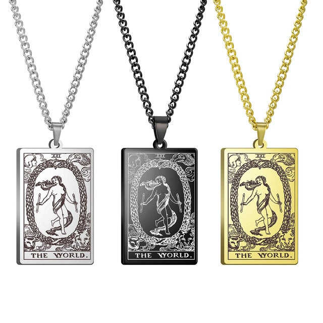 Major Arcana Tarot Card Necklaces