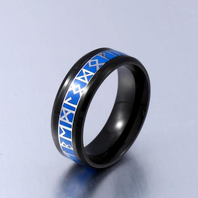 Elder Furthark Runes Rings - Wyvern's Hoard