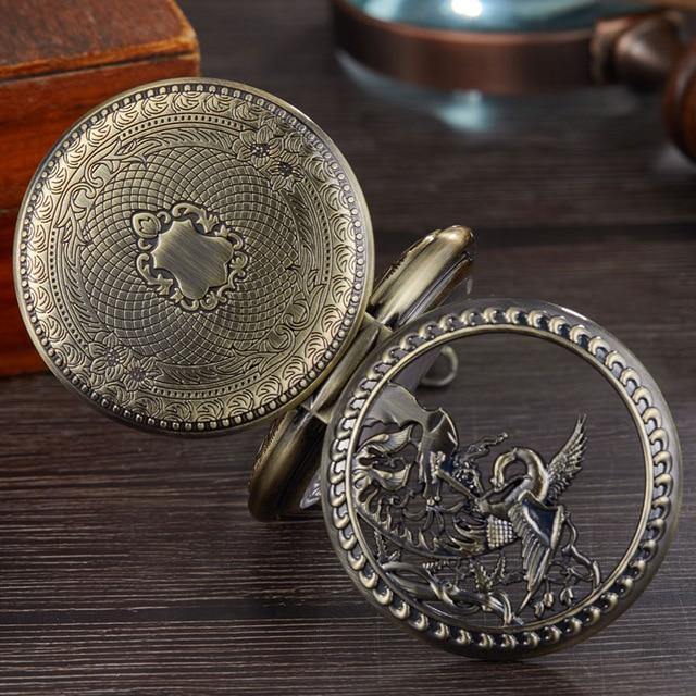 Immortal Phoenix Mechanical Pocket Watch - Wyvern's Hoard