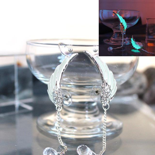 Glow In The Dark Hermes Wings Ear Cuffs - Wyvern's Hoard