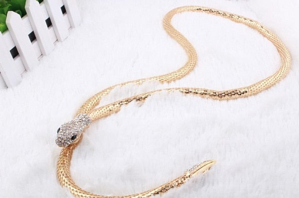 Hanging Snake Necklace