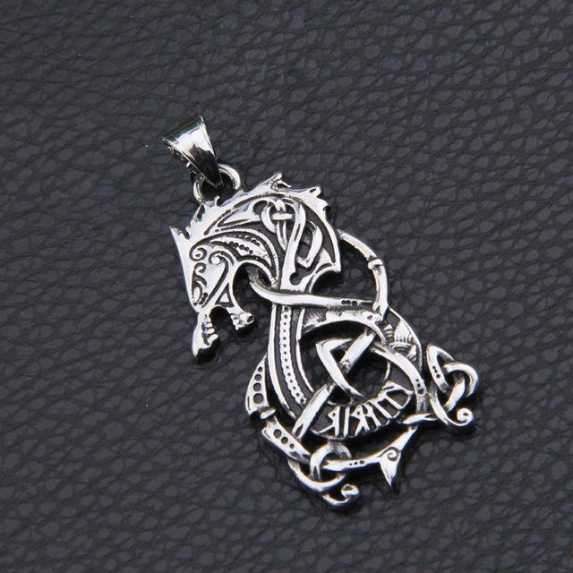 Fenrir Viking Wolf Necklace - Wyvern's Hoard