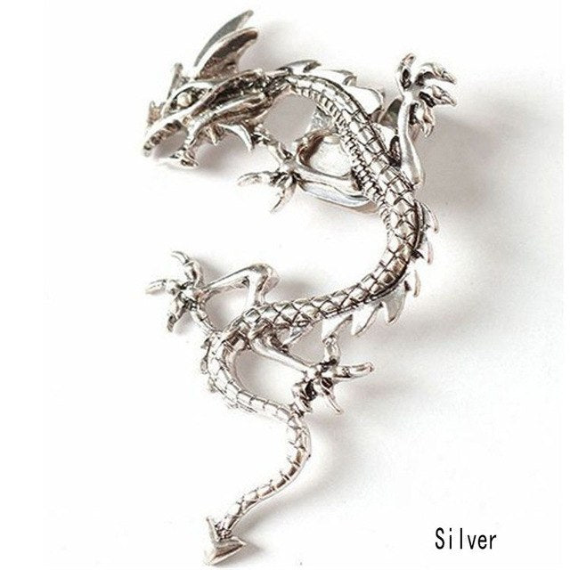 Coiling Wyrm Ear Cuff