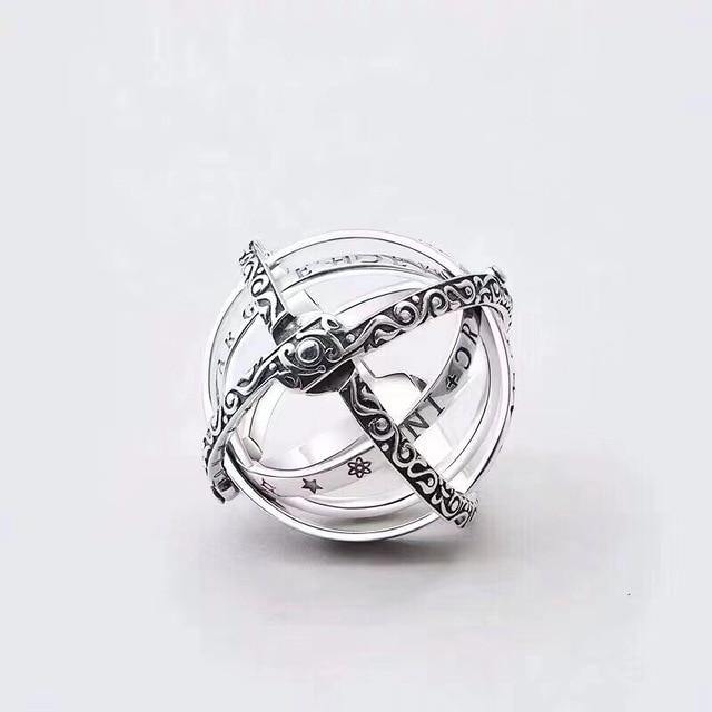 Armillary Astrological Sphere Ring - Wyvern's Hoard
