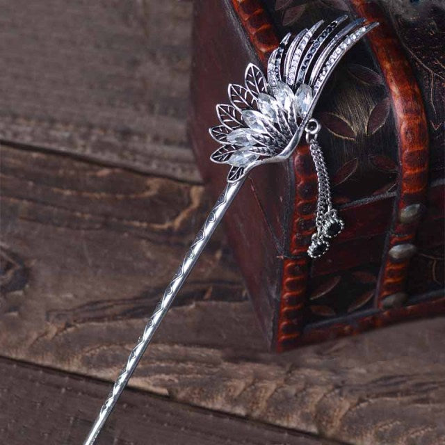 Phoenix Feathers Hair Stick