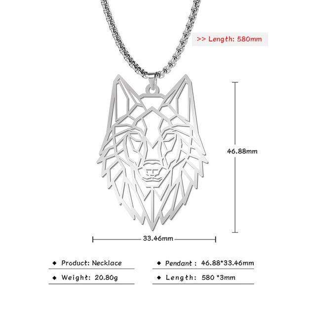 Geometric Wolf Necklaces - Wyvern's Hoard