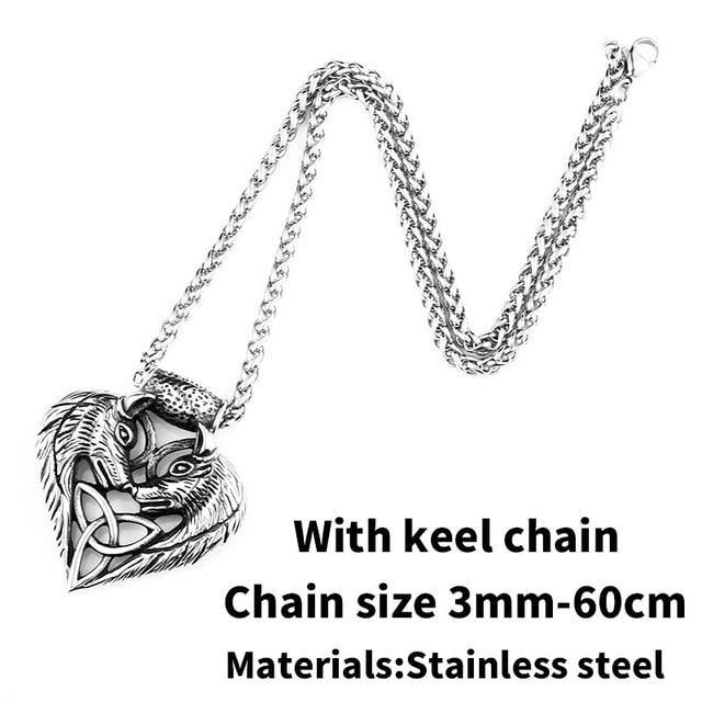 Wolf Life Mates Necklace - Wyvern's Hoard