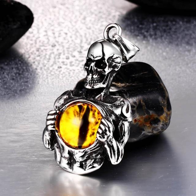 Inner Eye Skeleton Necklace - Wyvern's Hoard