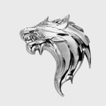 Epic Wolf Head Emblems (1 Pair)
