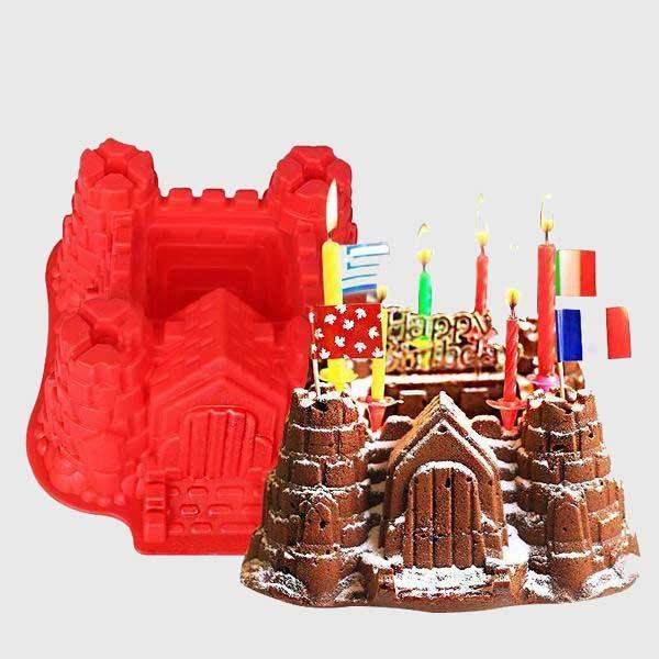 Castle Silicone Baking Mold - Wyvern's Hoard