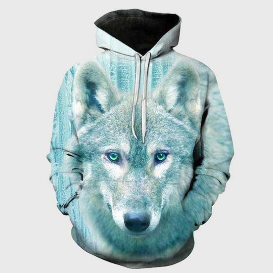 Winter Wolf Hoodie – Wyvern's Hoard - Main Image