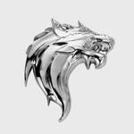 Epic Wolf Head Emblems (1 Pair)