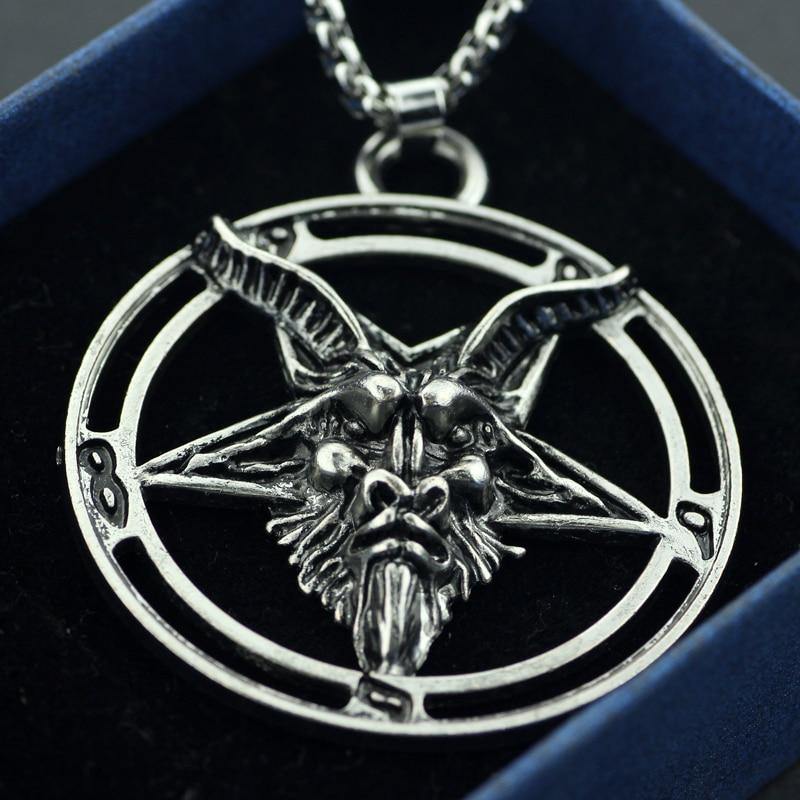 Baphomet Pentagram Necklace - Wyvern's Hoard