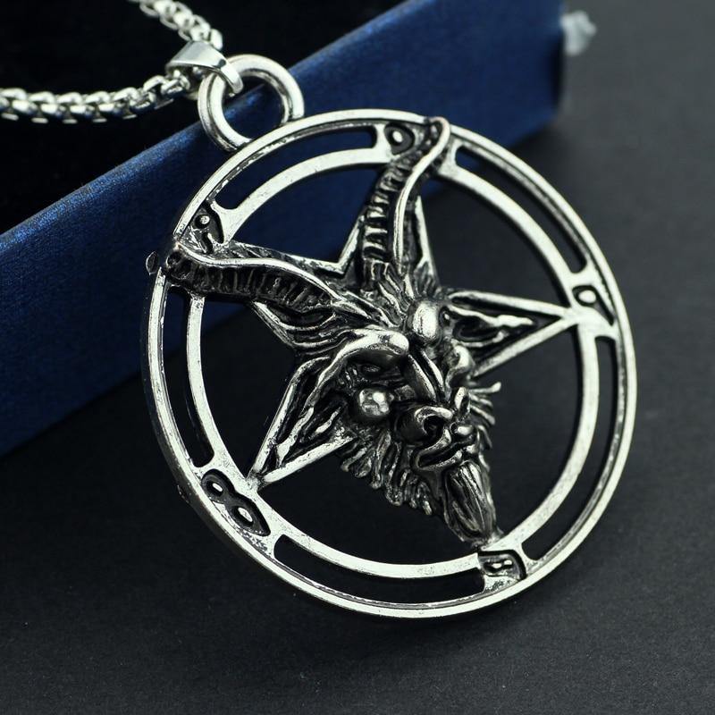 Baphomet Pentagram Necklace - Wyvern's Hoard