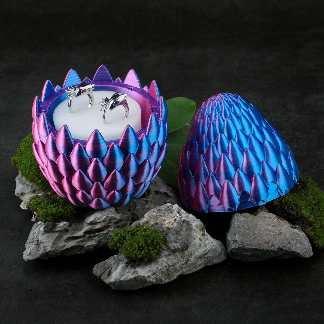 3D Dragon Egg Ring Case – Wyvern's Hoard