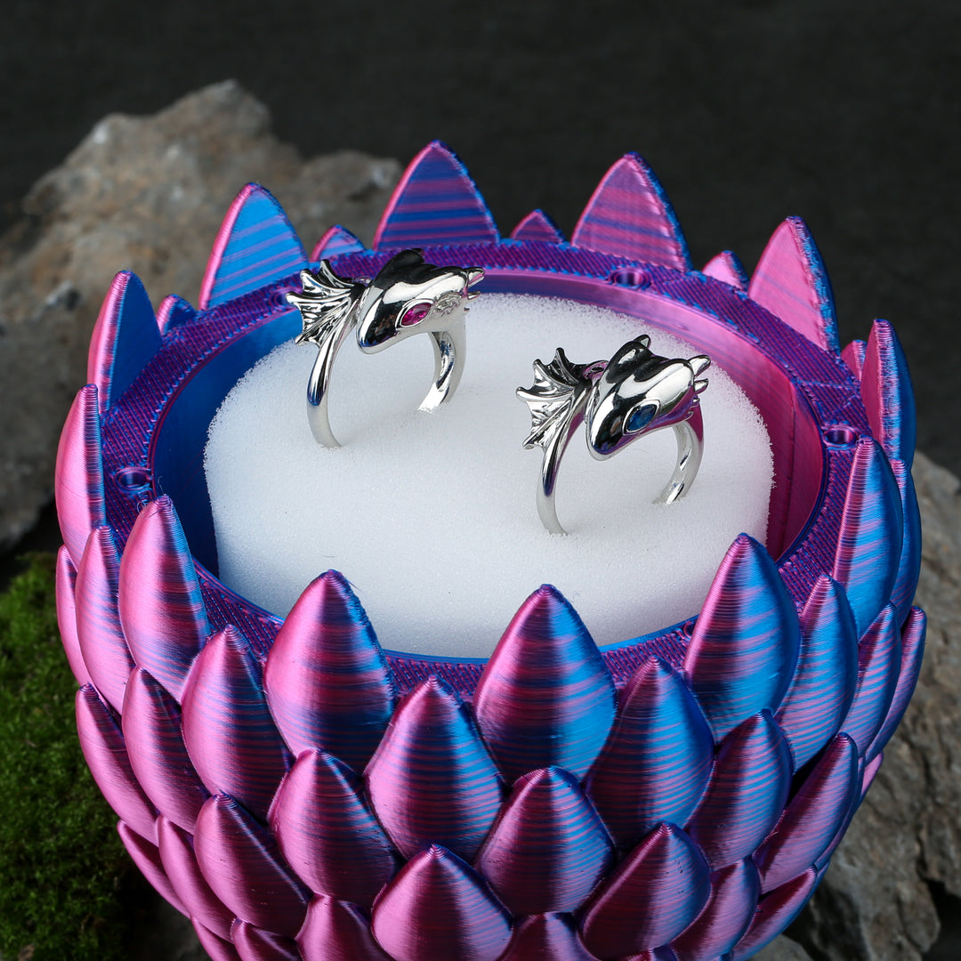 3D Dragon Egg Ring Case