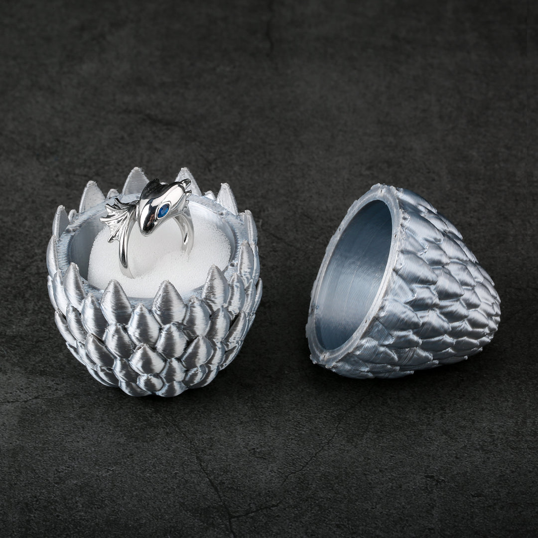 3D Dragon Egg Ring Case