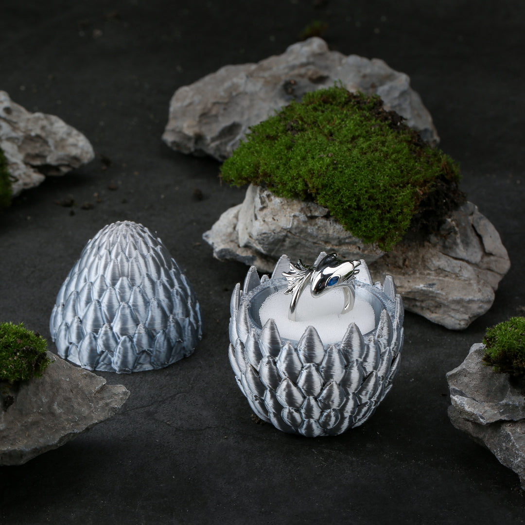 3D Dragon Egg Ring Case